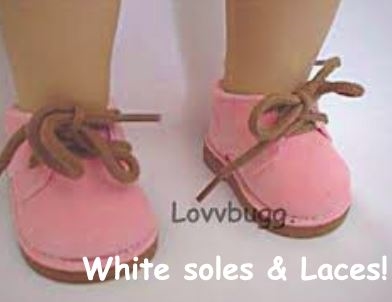 Pink Desert Chukka Boots 18 inch Girl 